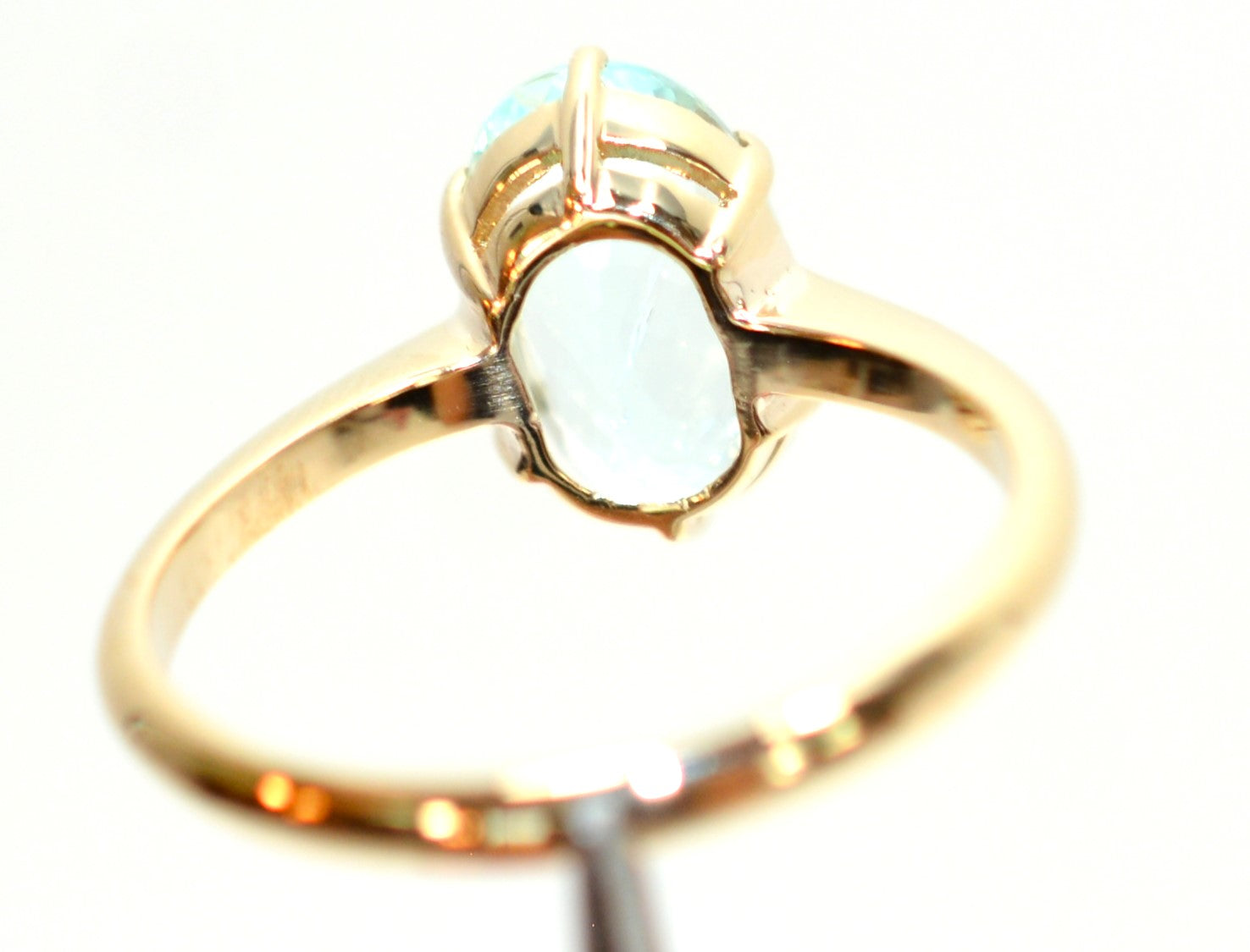 Certified Natural Paraiba Tourmaline Ring 14K Gold 1.91ct Solitaire Birthstone Statement Cocktail Ring Gemstone Engagement Ring Bridal Blue