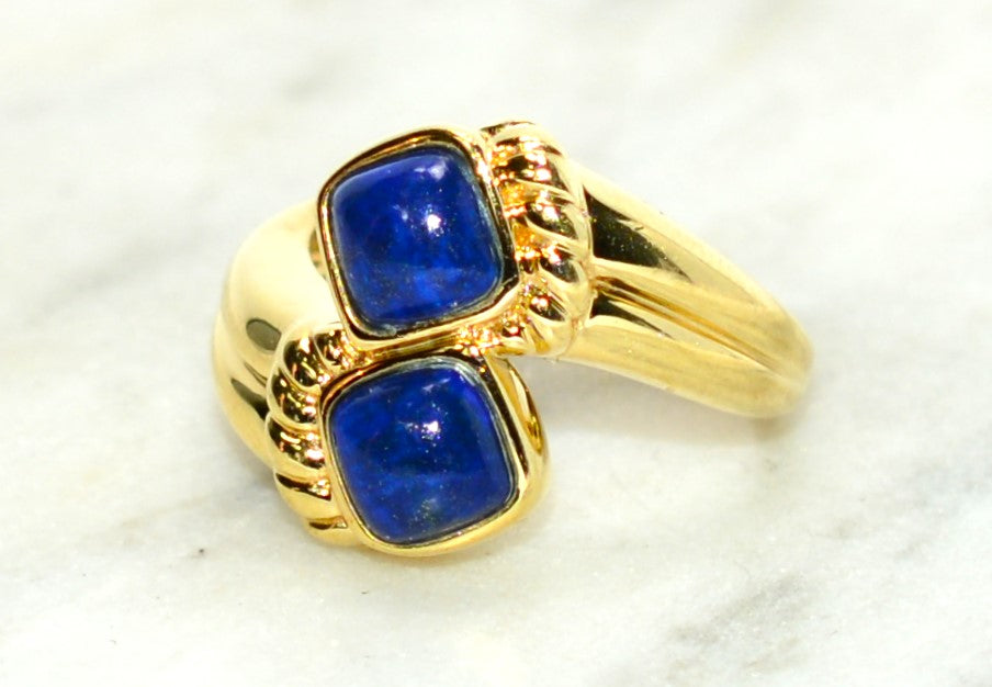 Buy Natural Lapis Lazuli Ring, Lapis Lazuli Silver Ring, Solid Sterling  Silver Ring, Lapis Lazuli Statement Ring, Twist Ring, Anniversary Gift  Online in India - Etsy