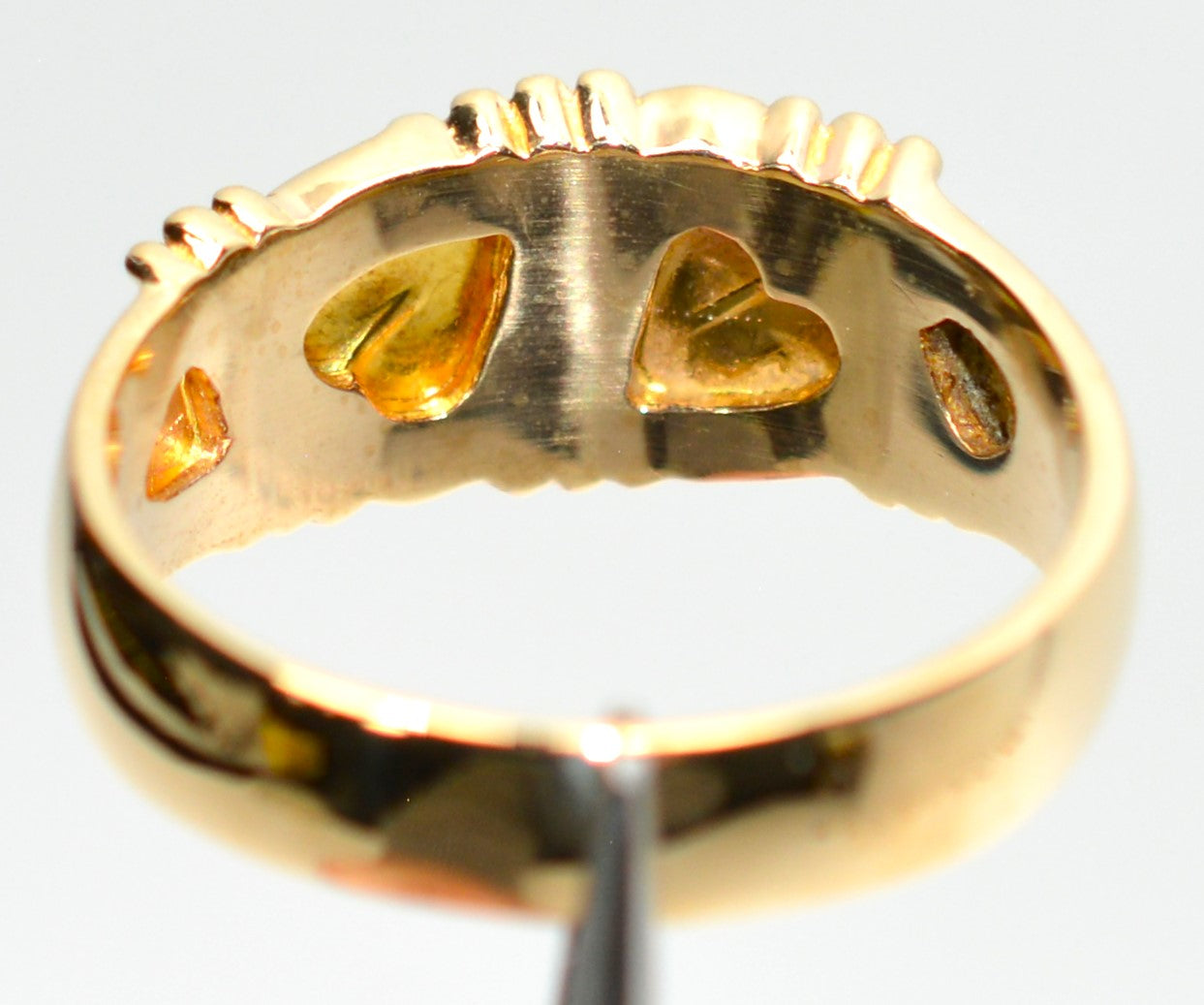 Black Hills Gold Ring 10K Solid Gold Men's Ring Leaf Ring Boho Ring Vine Ring Tri-Tone Gold Tri-Color Gold Vintage Estate Jewellery USA