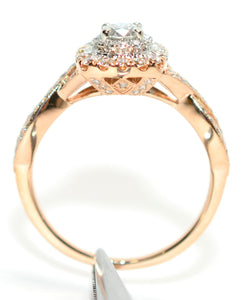 Neil Lane Natural Diamond Ring 14K Rose Gold .84tcw Engagement Ring Wedding Bridal Jewelry Bridal Jewellery Designer Ring