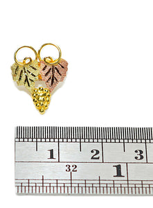 Black Hills Gold Earrings 10K Gold Earrings Vintage Earrings Tri-Color Earrings South Dakota Earrings American Earrings Stud Estate Earrings