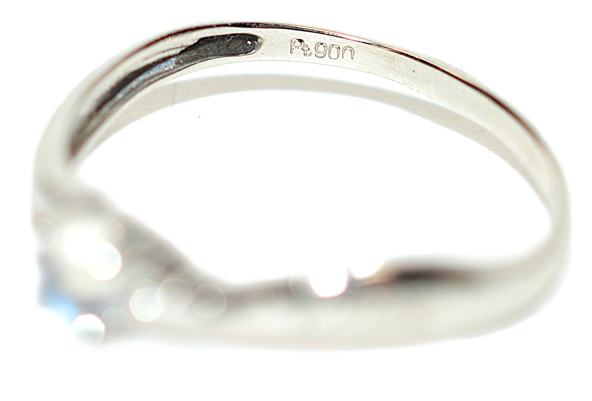 Natural Moonstone Ring Solid Platinum Solitaire Ring Promise Ring Bridal Jewelry Love Ring Engagement Ring Statement Ring Gemstone Ring