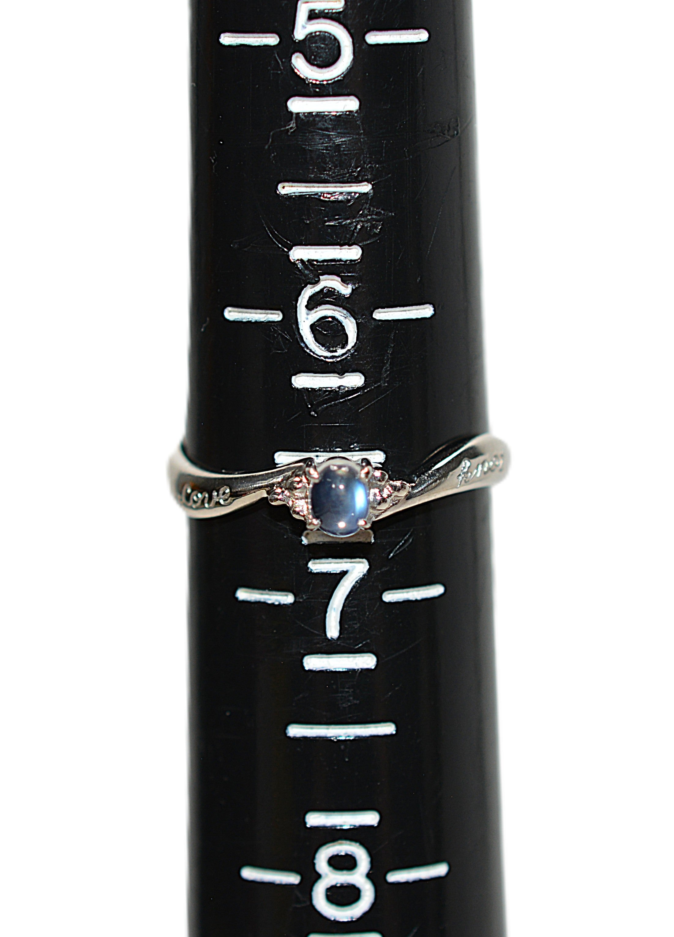 Natural Moonstone Ring Solid Platinum Solitaire Ring Promise Ring Bridal Jewelry Love Ring Engagement Ring Statement Ring Gemstone Ring