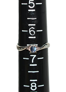 Natural Moonstone Ring Solid Platinum Solitaire Ring Promise Ring Bridal Jewelry Love Ring Engagement Ring Statement Ring Gemstone Ring