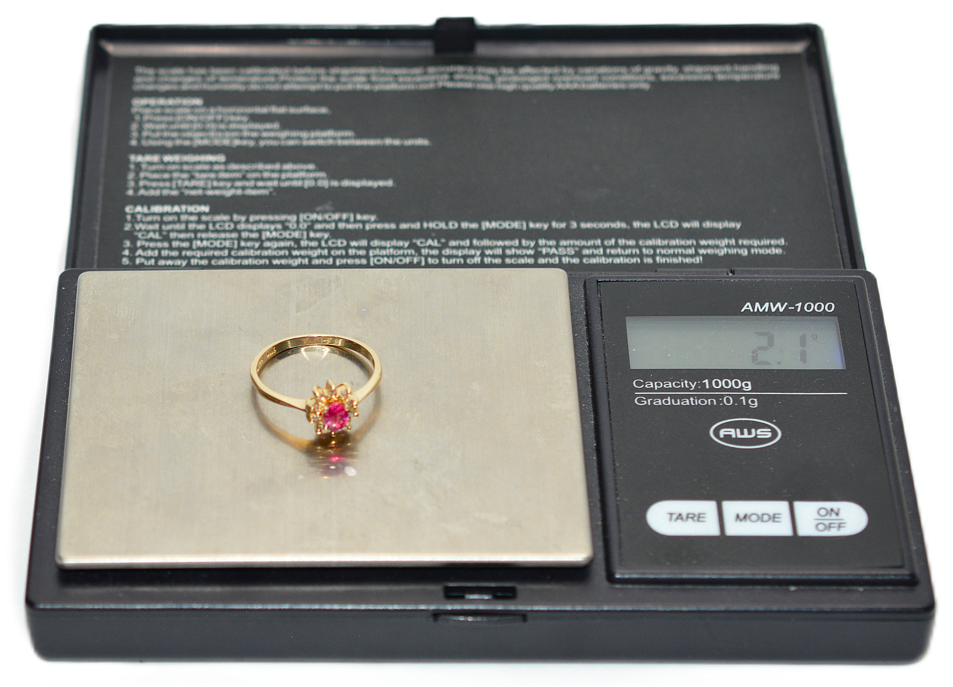 Natural Ruby & Diamond Ring 14K Solid Gold .45tcw Gemstone Ring Birthstone Ring Red Ring Vintage Ring Estate Jewelry Fine Jewellery