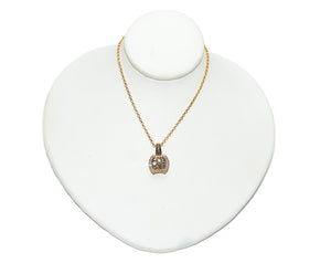 LeVian Natural Fancy Diamond Necklace 14K Rose Gold .52tcw Designer Pendant Estate Jewelry Gemstone Necklace Bridal Jewelry