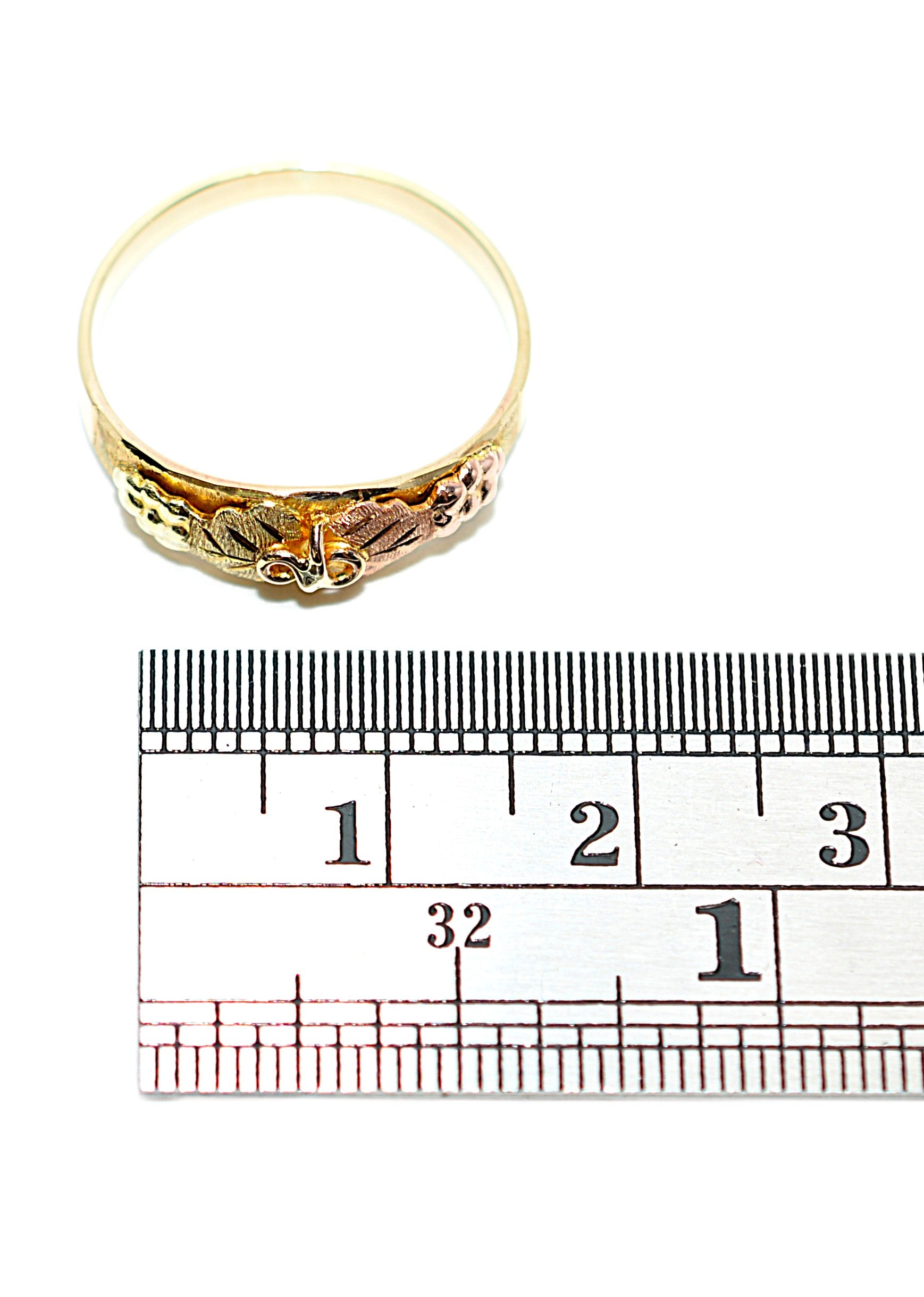 Black Hills Gold Ring 10K Solid Gold Band Black Hills South Dakota Ring No Stone Ring Wedding Ring Anniversary Ring Stackable Band