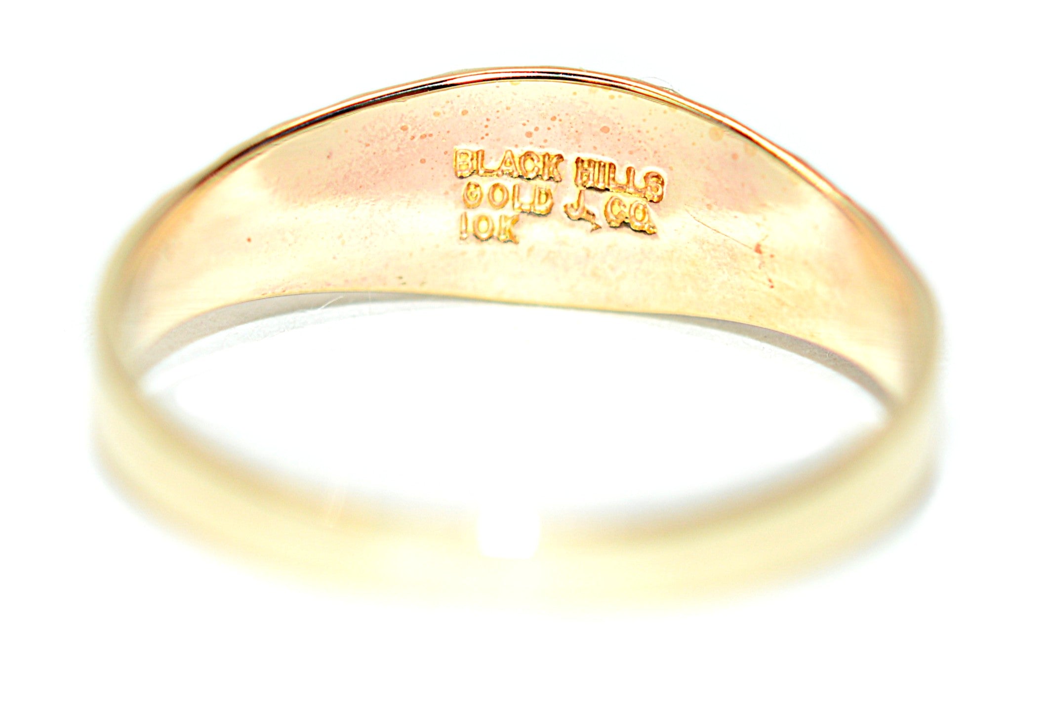 Black Hills Gold Ring 10K Solid Gold Band Black Hills South Dakota Ring No Stone Ring Wedding Ring Anniversary Ring Stackable Band