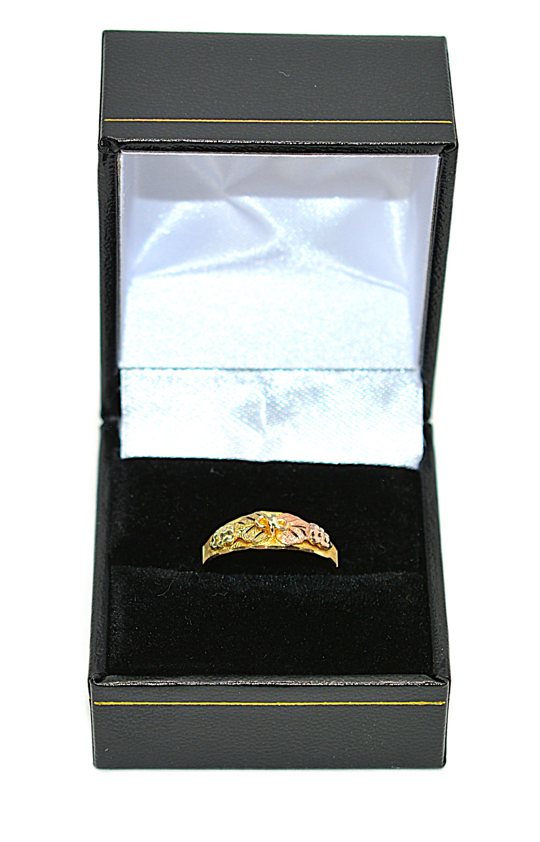 Black Hills Gold Ring 10K Solid Gold Band Black Hills South Dakota Ring No Stone Ring Wedding Ring Anniversary Ring Stackable Band