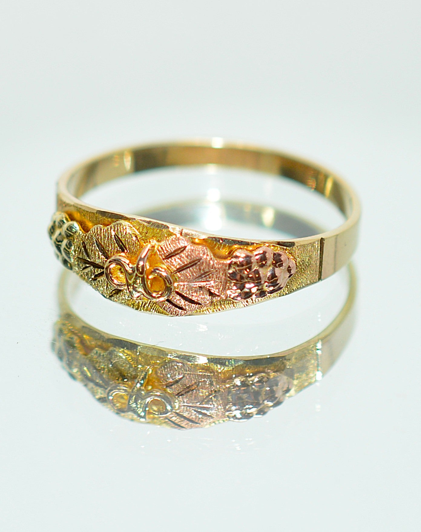 Black Hills Gold Ring 10K Solid Gold Band Black Hills South Dakota Ring No Stone Ring Wedding Ring Anniversary Ring Stackable Band