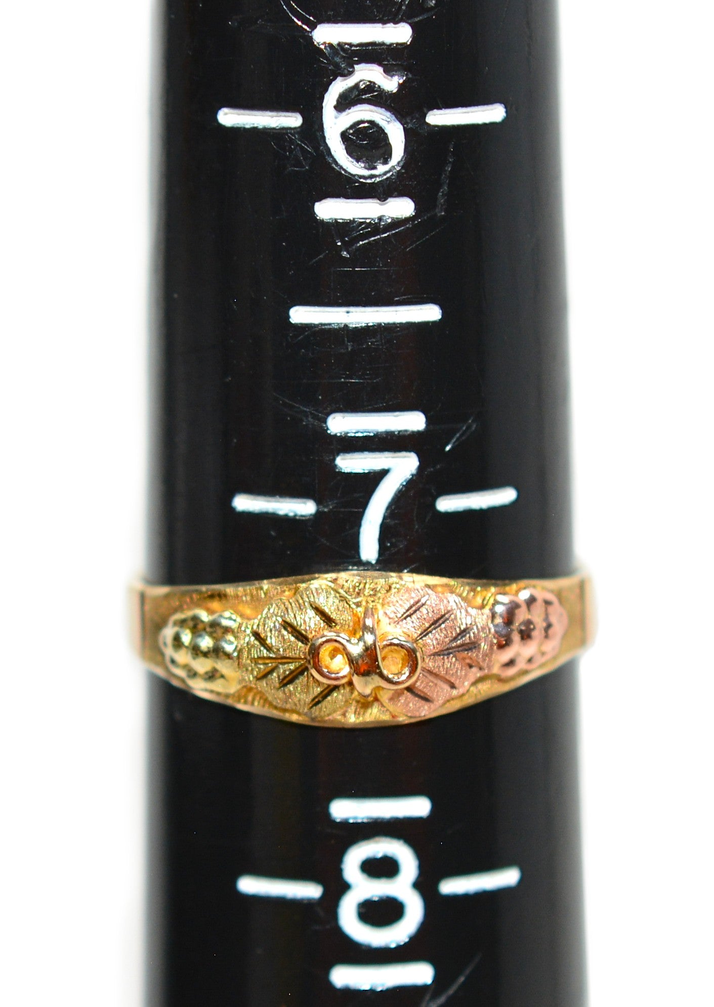 Black Hills Gold Ring 10K Solid Gold Band Black Hills South Dakota Ring No Stone Ring Wedding Ring Anniversary Ring Stackable Band