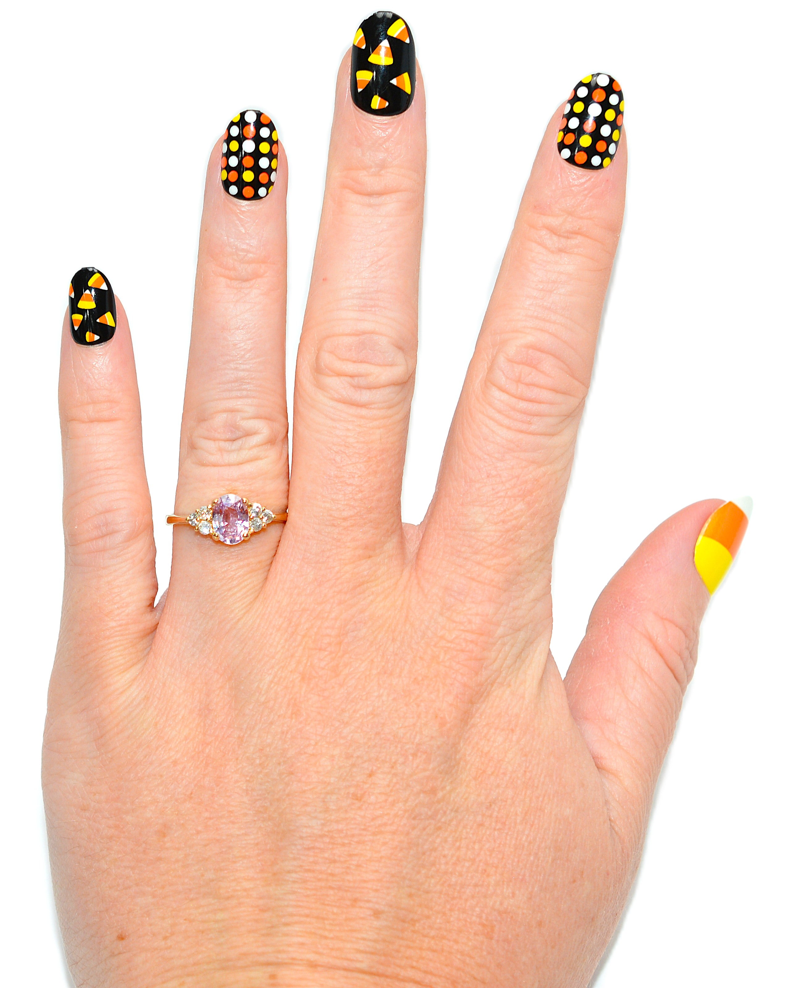 Natural Padparadscha Sapphire & Diamond Ring 18K Solid Gold 1.23tcw Pink Gemstone Ring Engagement Ring Birthstone Ring Statement Ring