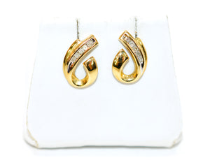 Natural Diamond Earrings 10K Solid Gold .10tcw Cluster Earrings Pave Earrings Stud Earrings Statement Earrings Cocktail Earrings