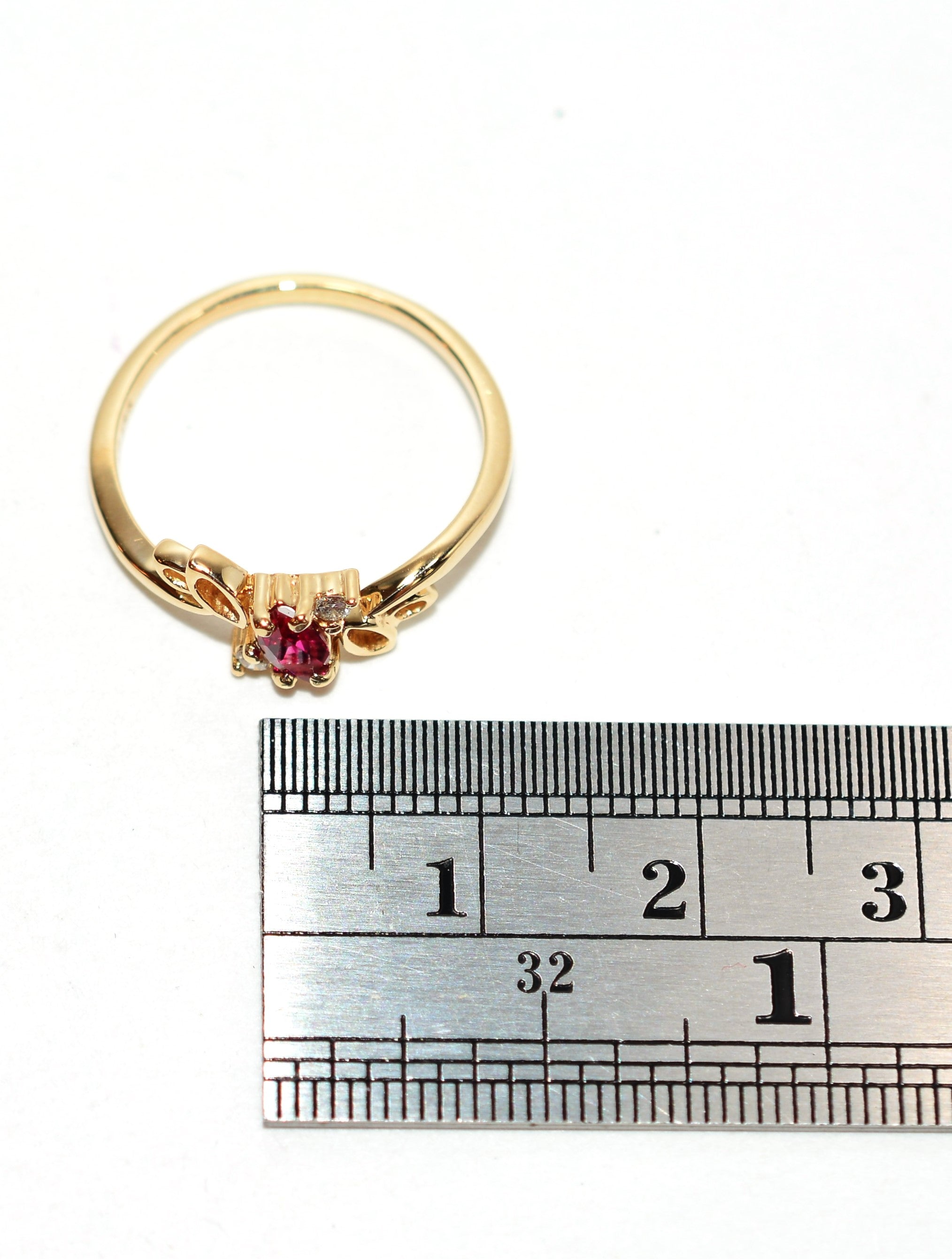 Natural Ruby & Diamond Ring 14K Solid Gold .35tcw Engagement Ring Ruby Ring Birthstone Ring Cocktail Ring Statement Ring Bridal Ring Estate