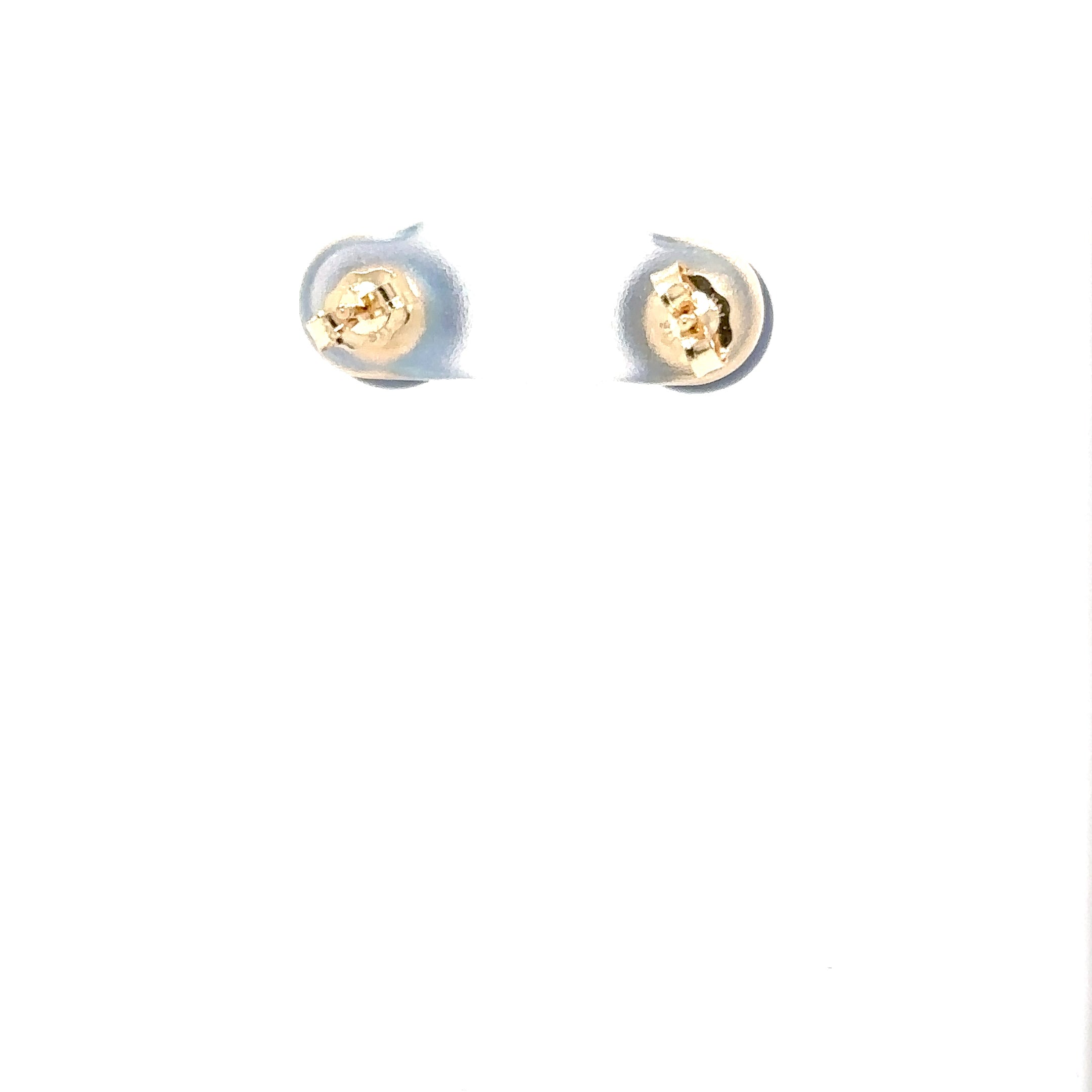 Natural Tahitian Pearl Earrings 14K Gold Earrings Solitaire Earrings Stud Earrings Vintage Estate October Birthstone Gray Pearl Jewelry