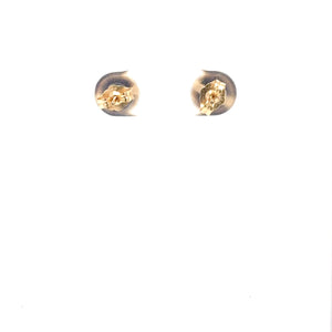 Natural Lapis Lazuli Earrings 14K Solid Gold Earrings Statement Earrings Vintage Earrings Stud Earrings Stud Earrings Fine Estate Earrings