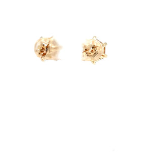 Natural Honey Citrine Earrings 14K Solid Gold 6.22tcw Solitaire Earrings Stud Earrings Gemstone Earrings Birthstone Earrings Fine Earrings
