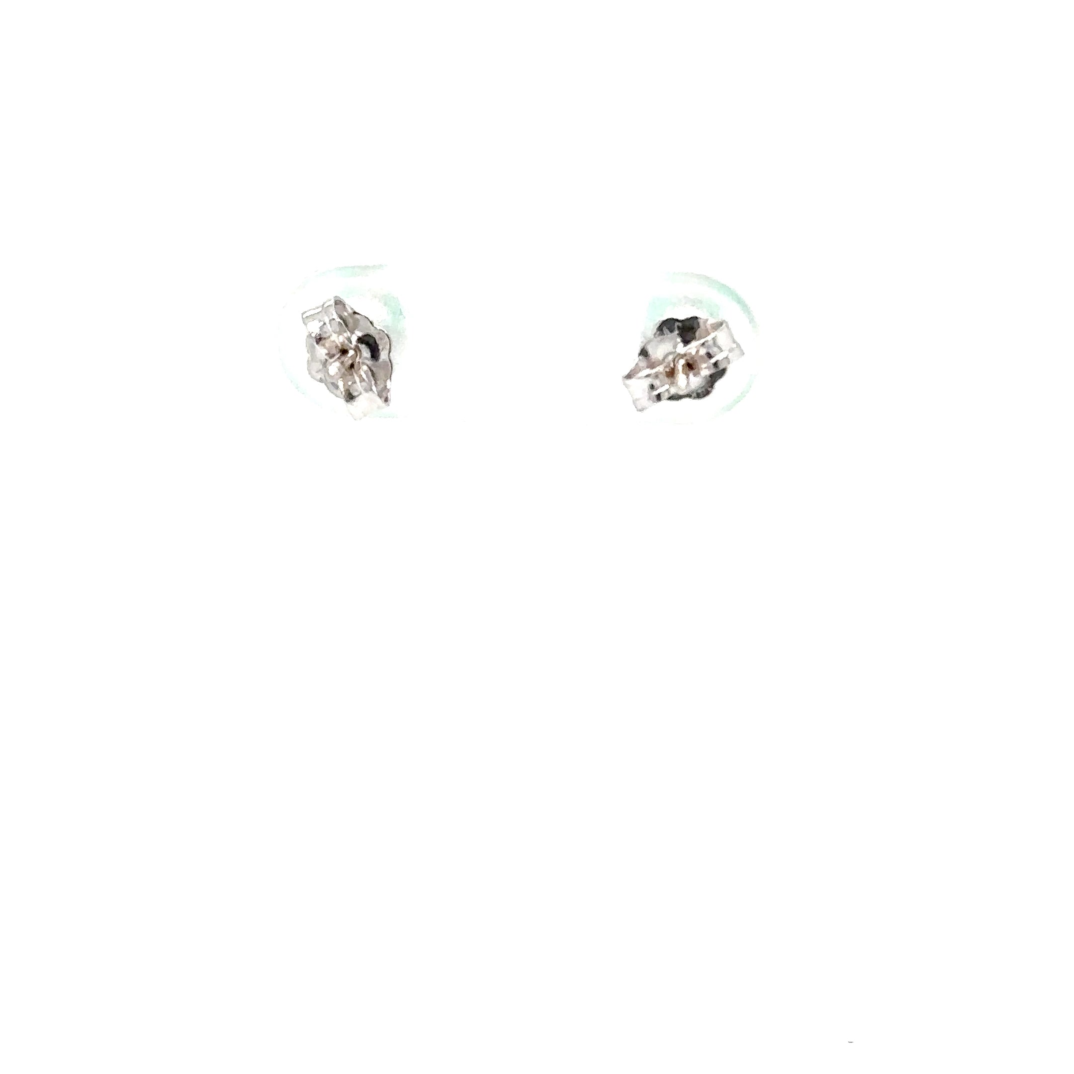 Natural Colombian Emerald Earrings 14K White Gold .64tcw Stud Earrings May Birthstone Earrings Statement Earrings Green Gemstone Earrings