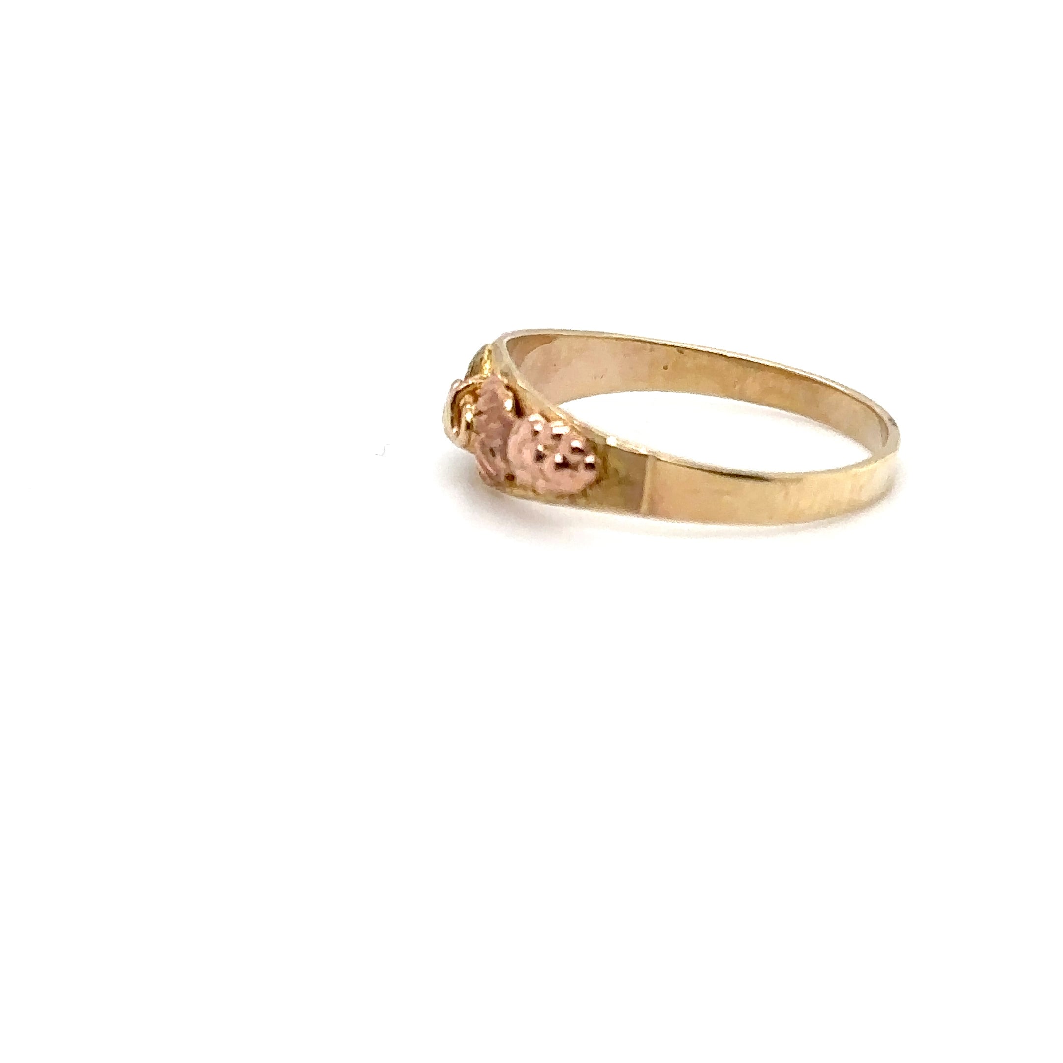 Black Hills Gold Ring 10K Solid Gold Band Black Hills South Dakota Ring No Stone Ring Wedding Ring Anniversary Ring Stackable Band