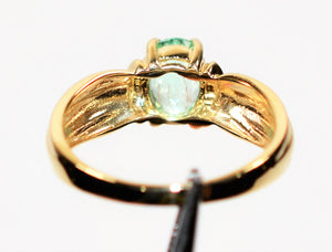 Natural Paraiba Tourmaline Ring 14K Solid Gold 1.10ct Solitaire Ring Gemstone Ring Women’s Ring Ladies Ring Statement Ring Jewellery Jewelry