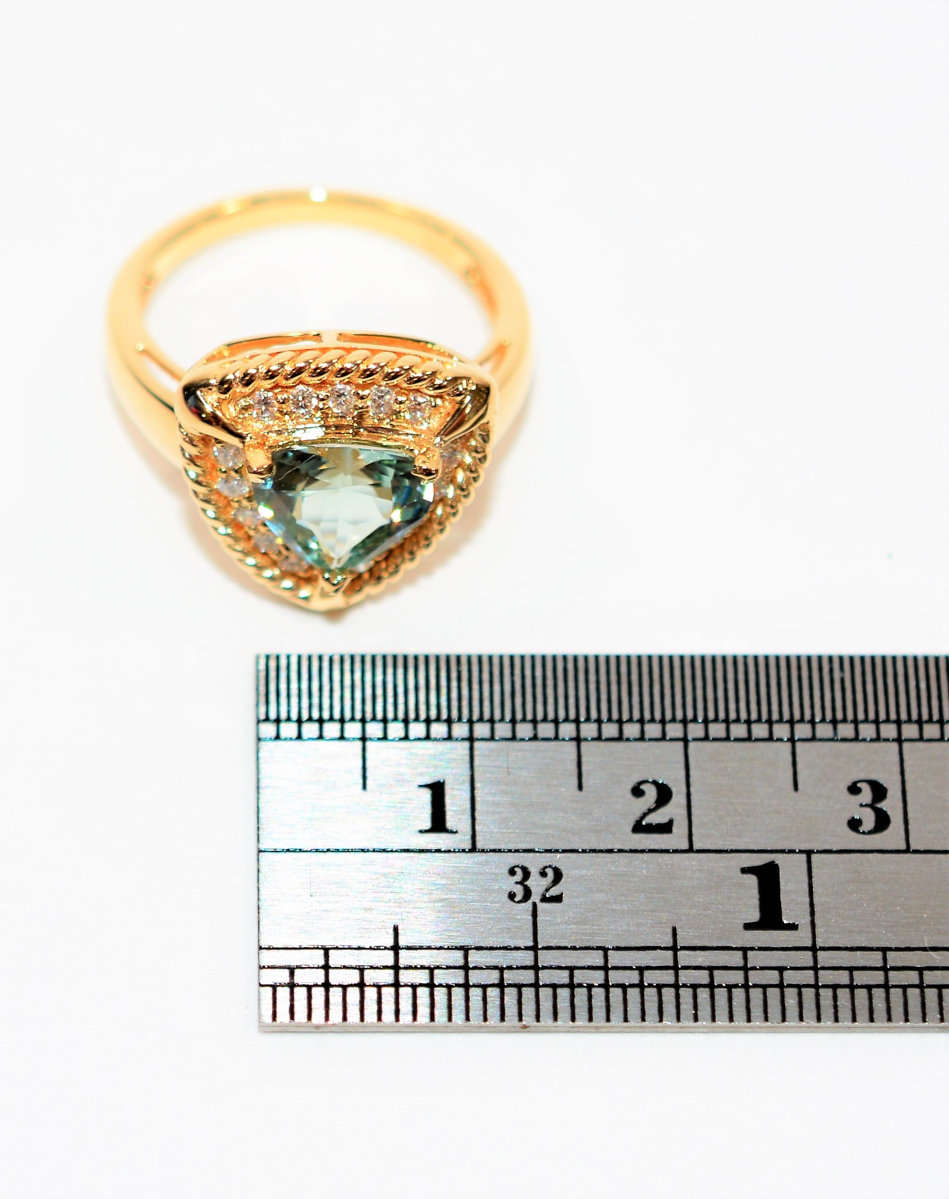 Natural Paraiba Tourmaline & Diamond Ring 14K Solid Gold 1.65tcw Heart Gemstone Women's Ring Statement Ring Cocktail Ring Fine Jewelry Love