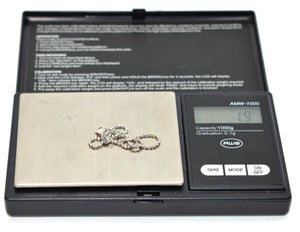 18K Solid White Gold Ball Chain Bracelet Link Bracelet Gold Bracelet Vintage Bracelet Fine Estate Jewelry Women's Bracelet Men's Bracelet