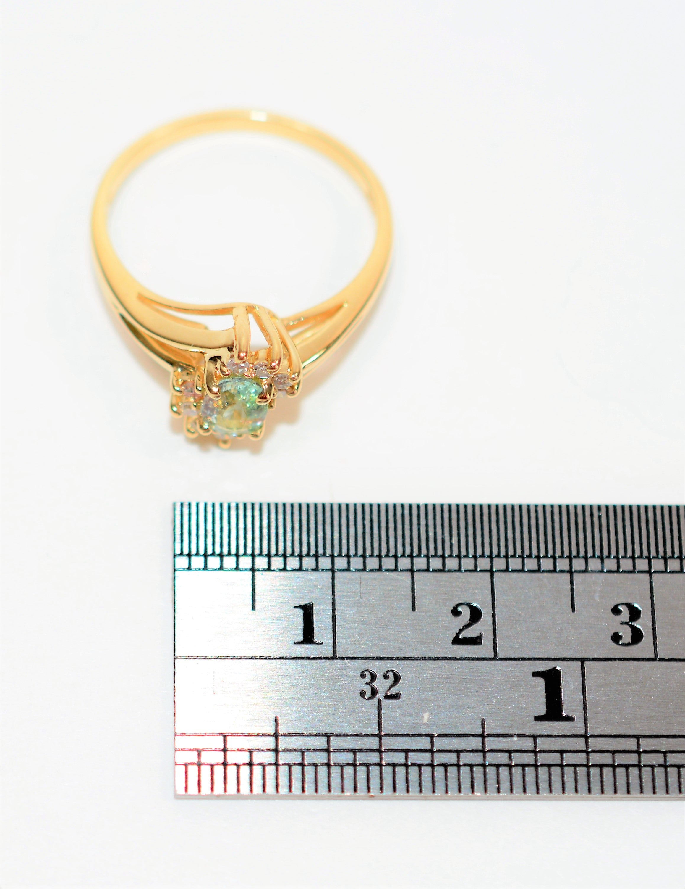 Natural Paraiba Tourmaline & Diamond Ring 14K Solid Gold .62tcw Cluster Fine Gemstone Ladies Ring Women’s Fine Jewelry Estate Jewellery