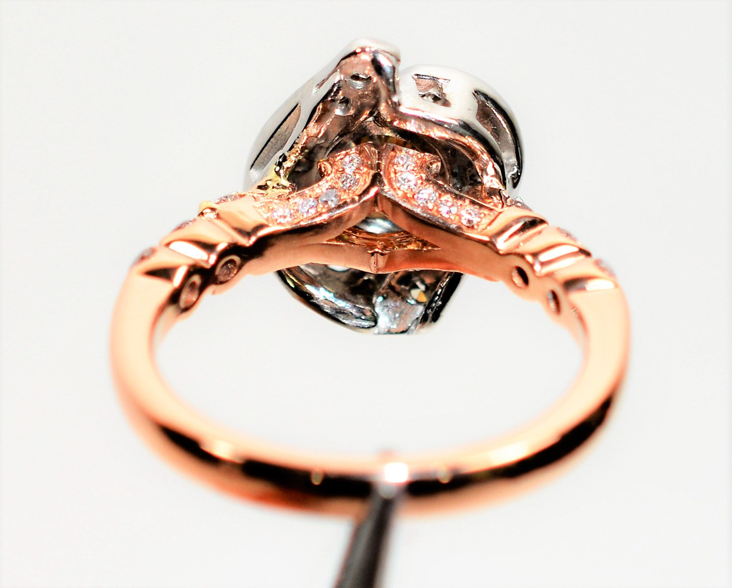 Natural Fancy Chocolate Diamond Ring 14K Solid Rose Gold 1.58tcw Engagement Ring Cocktail Ring Fine Statement Ring Wedding Ring Promise Ring