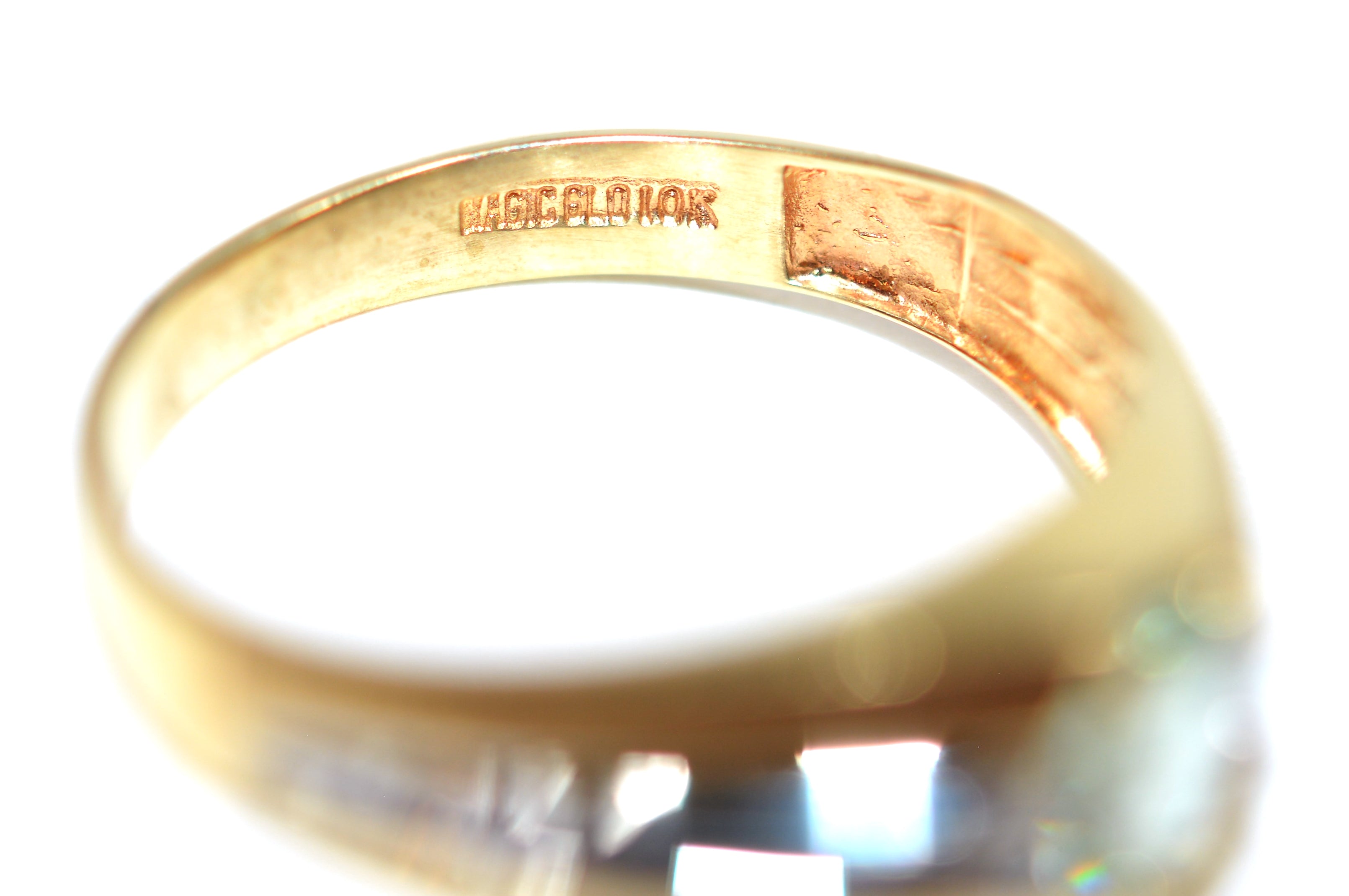 Natural Paraiba Tourmaline & Diamond Ring 10K Solid Gold .80tcw Men's Ring Gemstone Ring Birthstone Ring Statement Ring Cocktail Ring Estate