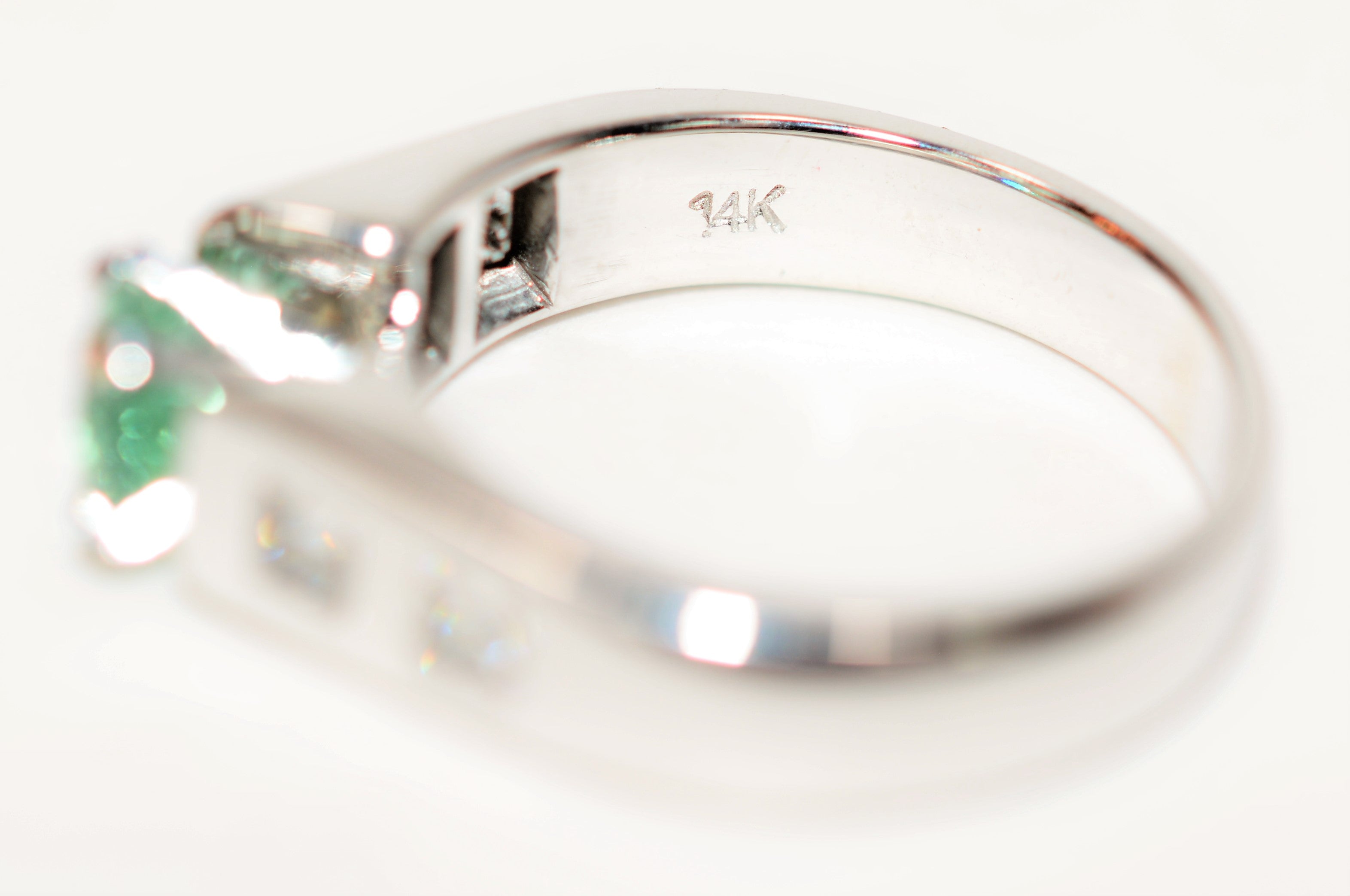 Natural Paraiba Tourmaline & Diamond Ring 14K Solid White Gold 1.14tcw Fine Engagement Ring Promise Ring Statement Ring Gemstone Jewelry