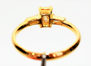 Natural Diamond Ring 18K Solid Gold .65tcw Engagement Ring Wedding Ring Bridal Jewelry Estate Ring Vintage Ring Statement Ring Women's Ring