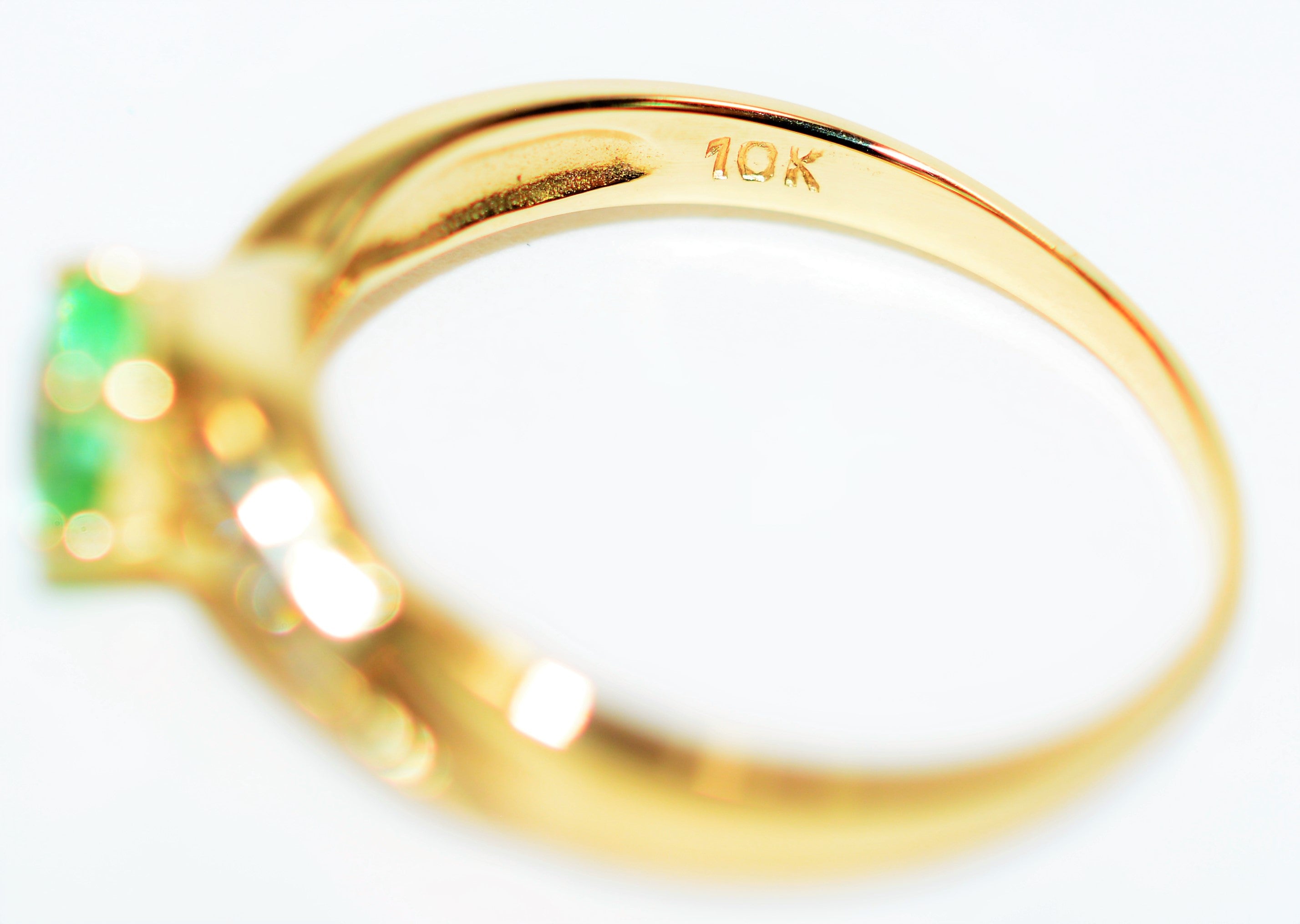 Natural Paraiba Tourmaline & Diamond Ring 10K Solid Gold .46tcw Fine Gemstone Jewelry Estate Ring Women's Ring Birthstone Jewellery