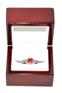 LeVian Natural Pink Tourmaline & Diamond 14K Solid White Gold 1.99tcw Tourmaline Ring Designer Ring Pink Ring Engagement Ring Bridal Jewelry