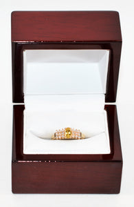 Natural Unheated Tanzanite & Diamond Ring 14K Solid Gold .77tcw Cluster Ring Gemstone Ring Tanzanite Ring Vintage Ring Women's Ring Jewelry