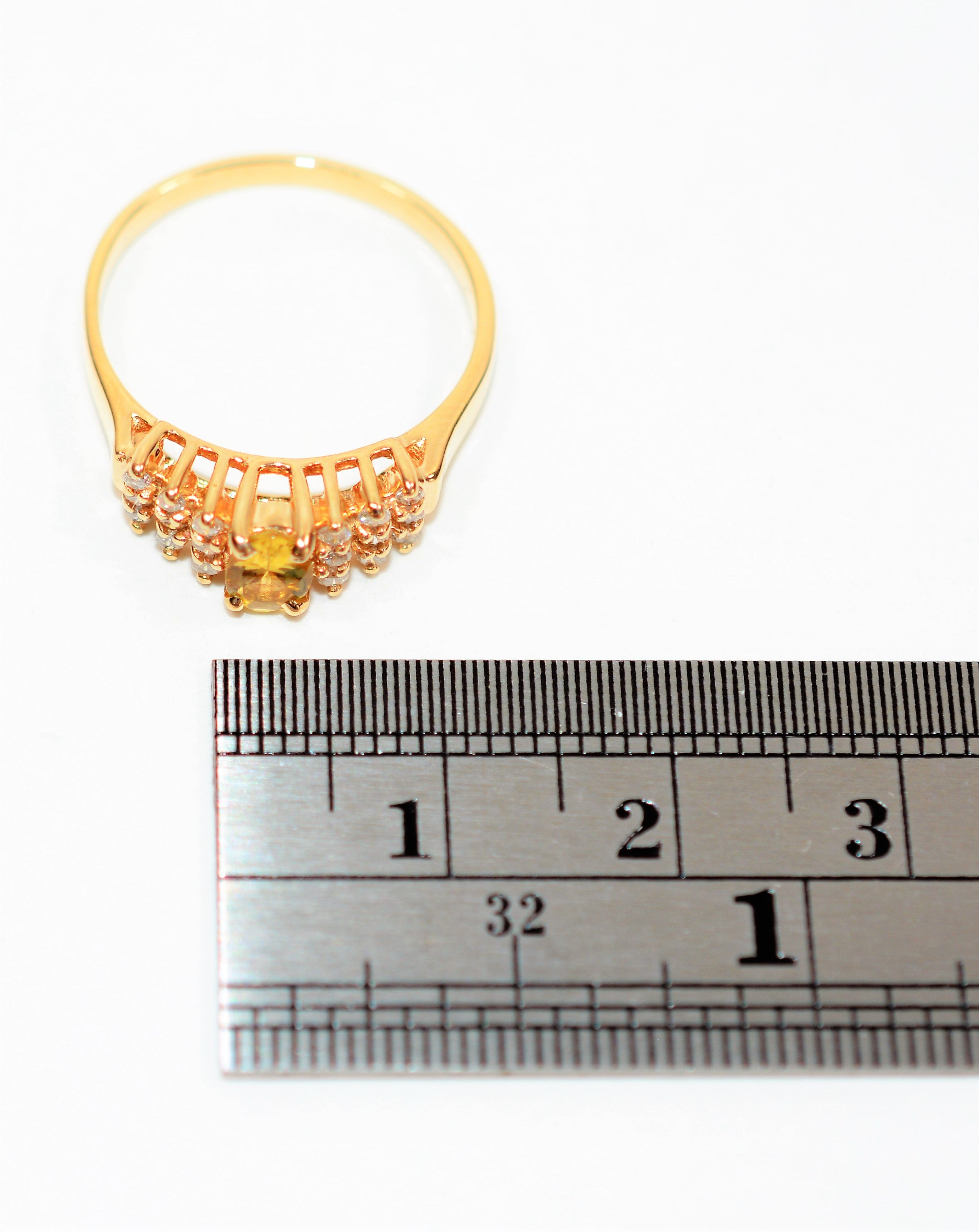 Natural Unheated Tanzanite & Diamond Ring 14K Solid Gold .72tcw Cluster Ring Gemstone Ring Tanzanite Ring Vintage Ring Women's Ring Jewelry