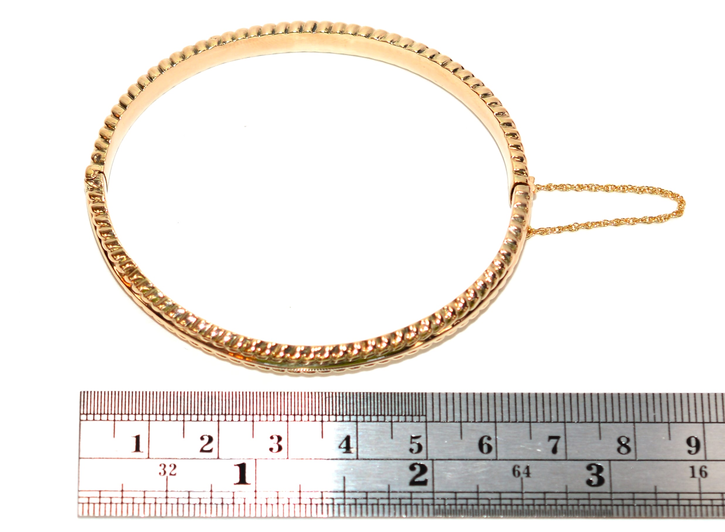 9K Solid Gold Bangle Bracelet Gold Bracelet Women's Bracelet Vintage Bracelet Estate Jewelry Vintage Jewelry Fine Jewellery Fine Gold Bangle