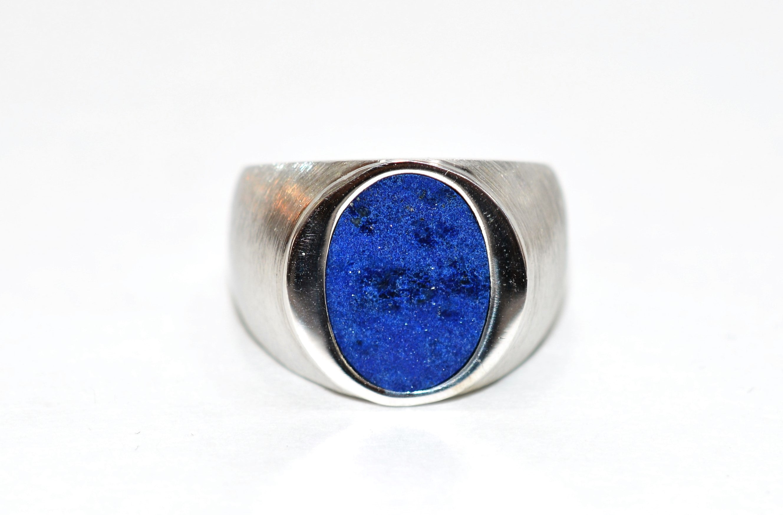 Natural Lapis Lazuli Men Ring, 925 Silver Flour De Lis Men Signet Ring P327  | eBay