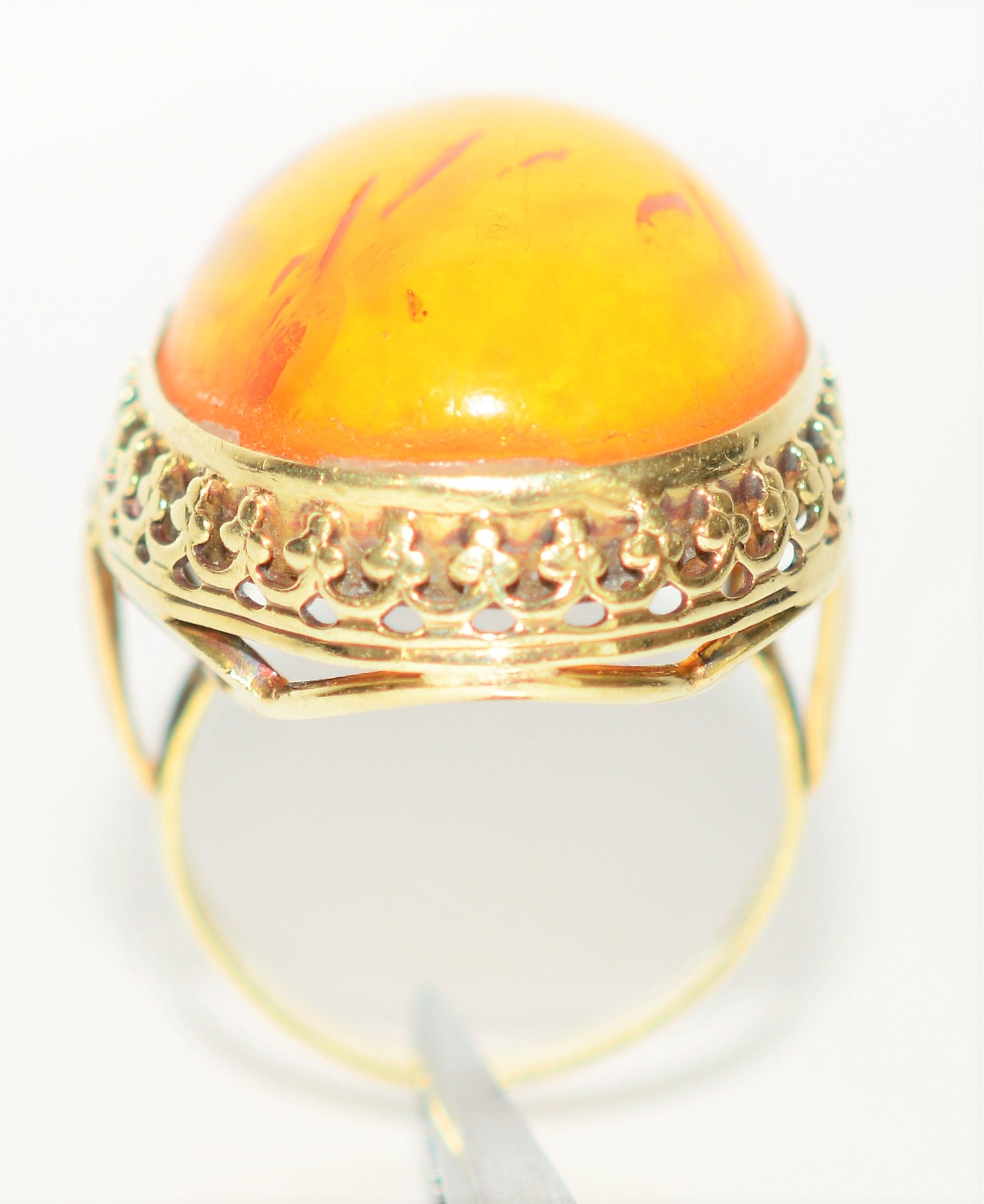 Amber ring. Solid amber ring. Buy a ring from solid amber. Baltic amber  jewelry