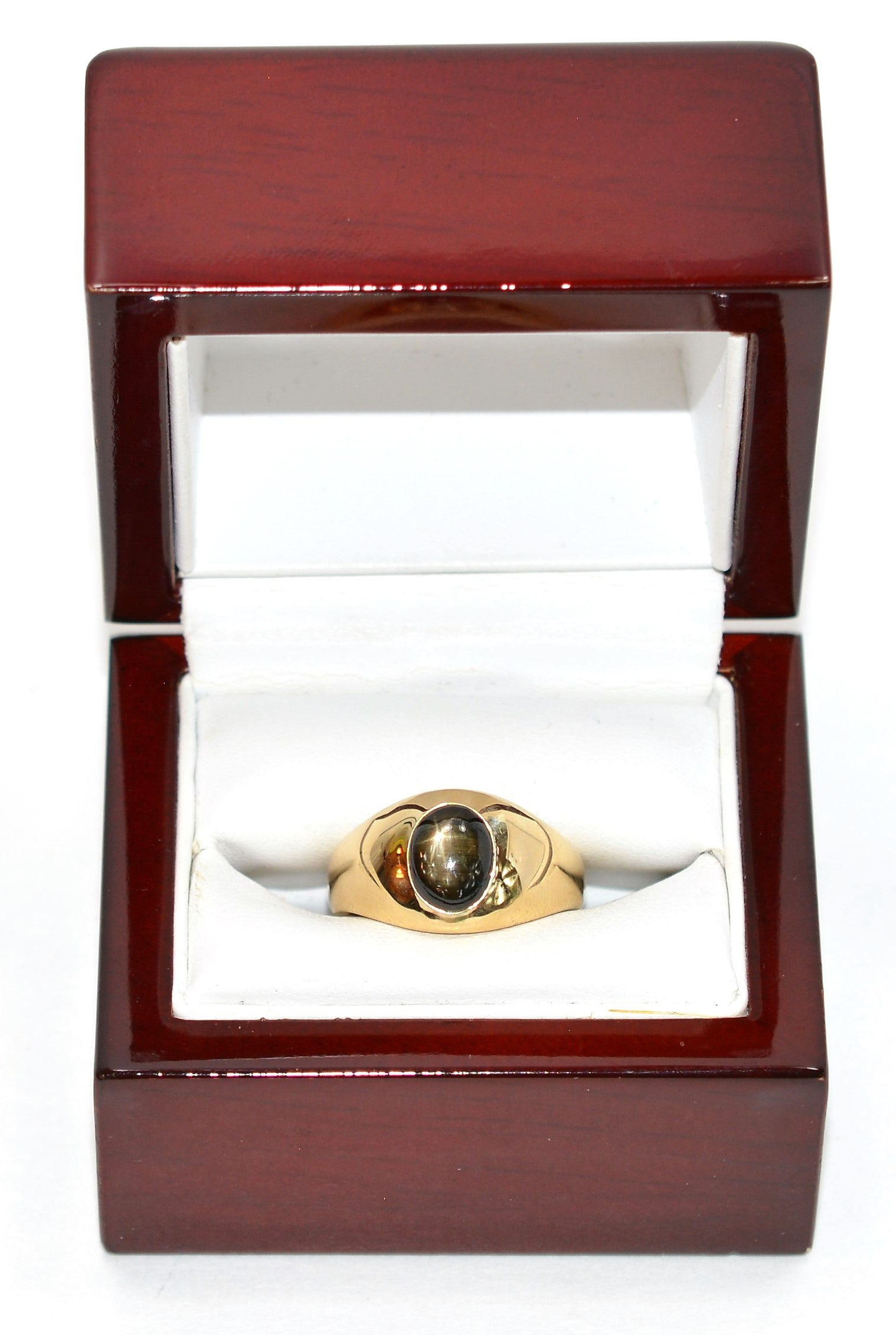 Natural Star Sapphire Ring 14K Solid Gold 2.62ct Gemstone Ring Men's Ring Birthstone Ring Statement Ring Cocktail Ring Vintage Ring Estate