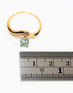 Certified Natural Paraiba Tourmaline & Diamond Ring 14K Solid Gold .79tcw Fine Gemstone Women's Statement Estate Jewelry
