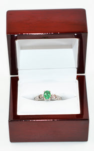 Natural Paraiba Tourmaline & Diamond Ring 14K White Gold 1.26tcw Gemstone Women's Ring Engagement Ring Promise Ring Statement Ring Estate
