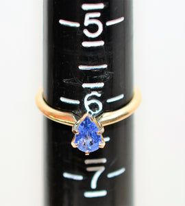 Natural Ceylon Sapphire Ring 14K Solid Gold .87ct Sri Lankan Sapphire Ring Engagement Ring Solitaire Ring Bridal Jewelry Sapphire Engagement