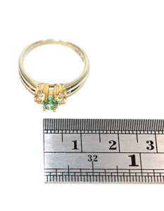 Natural Paraiba Tourmaline & Diamond Ring 14K White Gold .71tcw Birthstone Gemstone Two Tone Gold Statement Engagement Cocktail Estate Ring