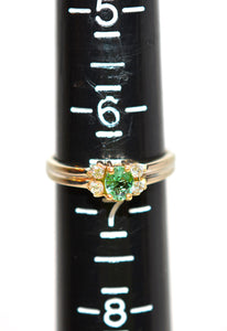 Natural Paraiba Tourmaline & Diamond Ring 14K White Gold .58tcw Birthstone Gemstone Two Tone Gold Statement Engagement Cocktail Estate Ring