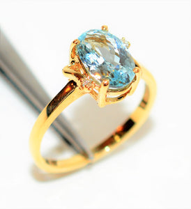 Certified Natural Paraiba Tourmaline & Diamond Ring 14K Solid Gold 1.82tcw Statement Women's Estate Jewelry