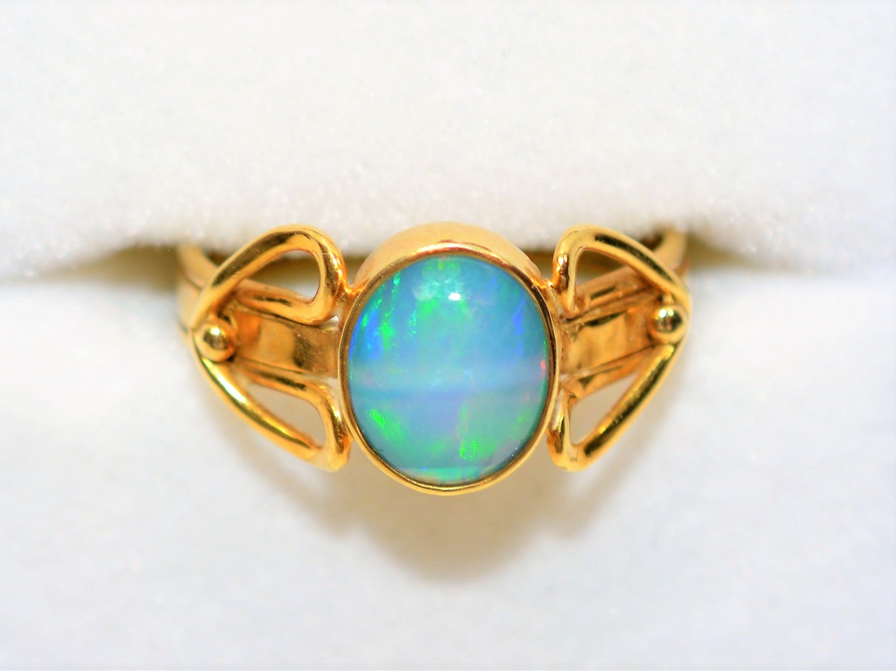 Opex Natural Black Opal Ring 18K Solid Gold 1.70ct Lightning Ridge Opal Ring Solitaire Ring Vintage Ring Birthstone Ring Estate Ring Jewelry