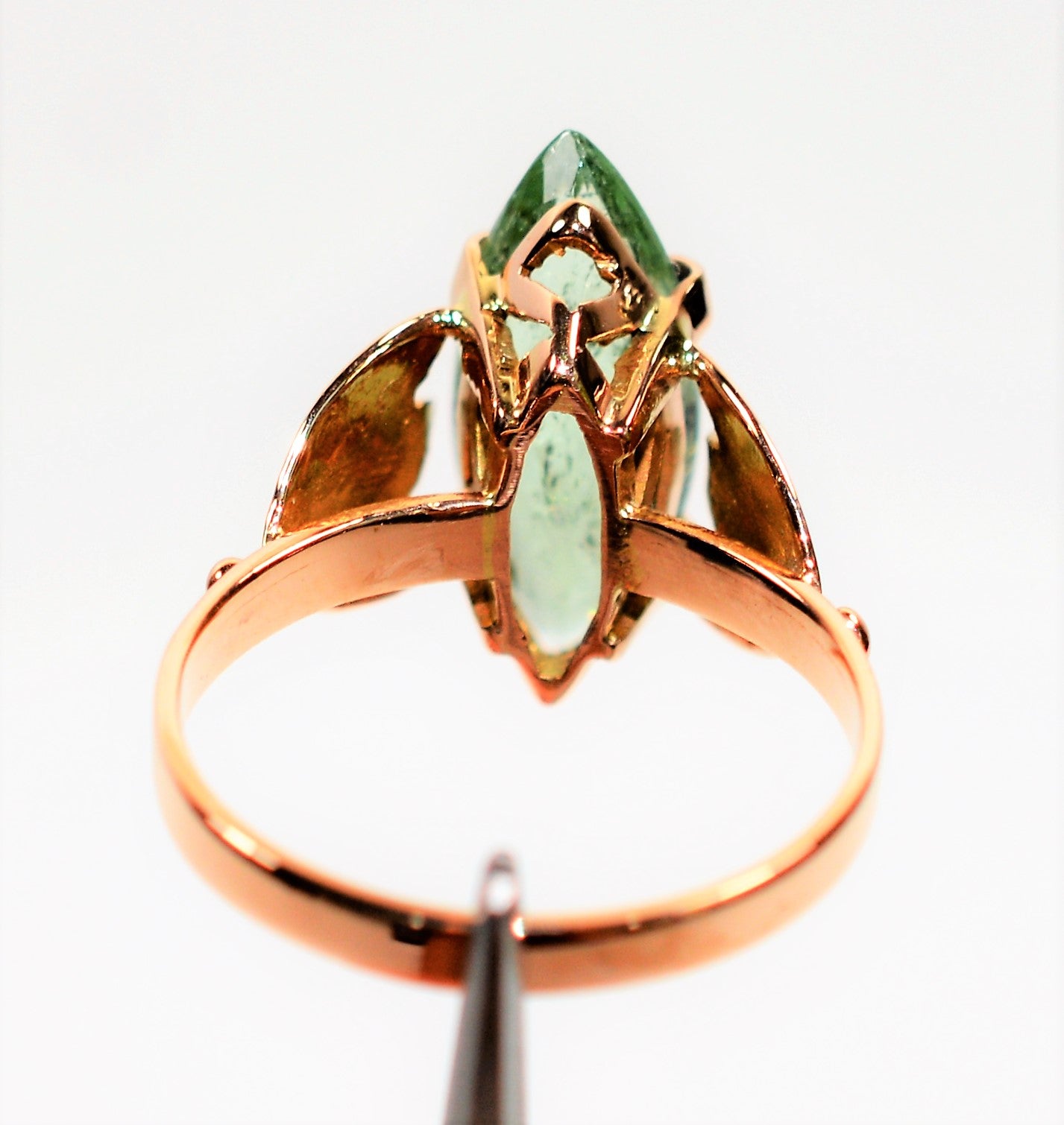 Certified Natural Paraiba Tourmaline Ring 14K Solid Rose Gold 3.51ct Solitaire Gemstone Statement Fine Estate Jewelry