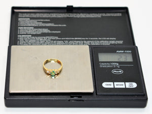 Natural Paraiba Tourmaline & Diamond Ring 14K Solid Gold .44tcw Gemstone Women's Ring Jewellery Statement Ring Fine Jewelry