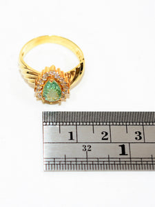 Natural Paraiba Tourmaline & Diamond Ring 18K Solid Gold 1.57tcw Gemstone Jewelry Women's Ring Diamond Halo Fine Jewellery Engagement Ring