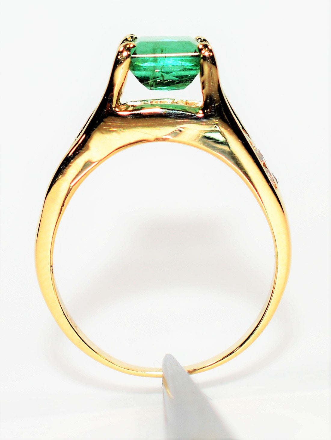 Certified Natural Paraiba Tourmaline & Diamond Ring 14K solid Gold 1.91tcw Cocktail Statement Women's Estate Jewelry